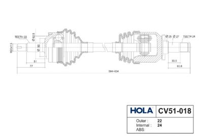 HOLA CV51-018
