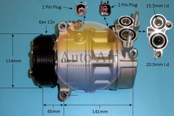 AUTO AIR GLOUCESTER 14-1050P