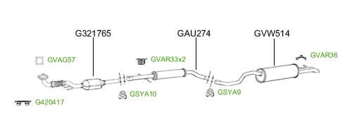 GT Exhausts G931031