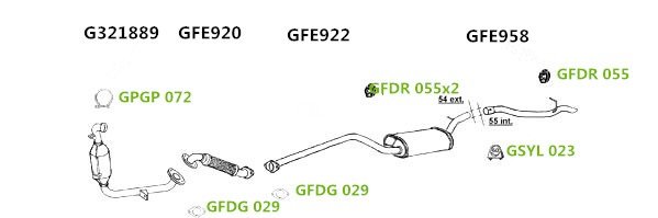 GT Exhausts G362123