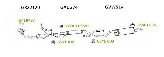 GT Exhausts G780027