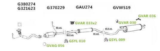 GT Exhausts G931103