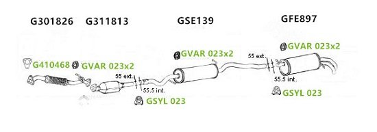 GT Exhausts G931391