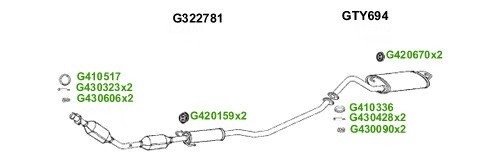 GT Exhausts G900437