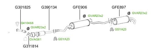 GT Exhausts G931392