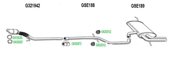 GT Exhausts GSE188