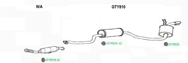 GT Exhausts GTY810