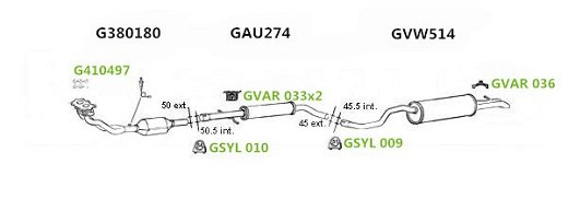 GT Exhausts G931158