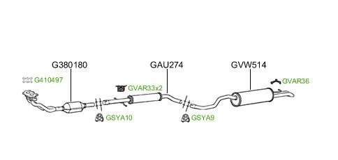 GT Exhausts G410497