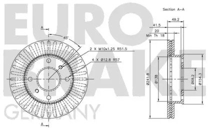 EUROBRAKE 5815202230