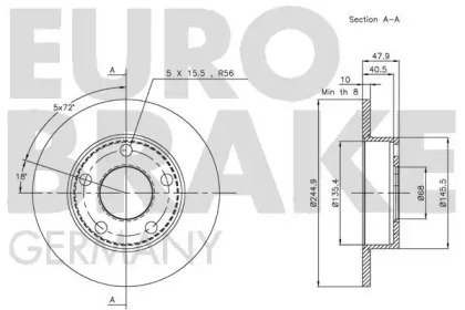 EUROBRAKE 5815204763