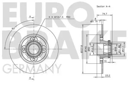 EUROBRAKE 5815203944