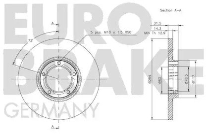 EUROBRAKE 5815202523