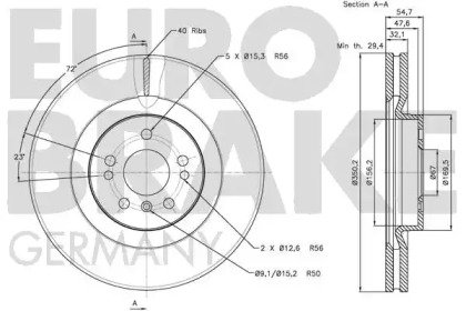 EUROBRAKE 5815203393