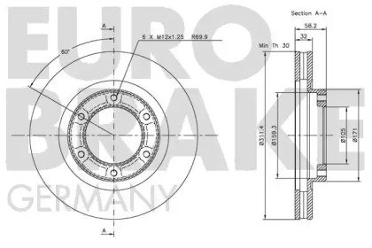 EUROBRAKE 5815204542