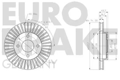 EUROBRAKE 5815202282