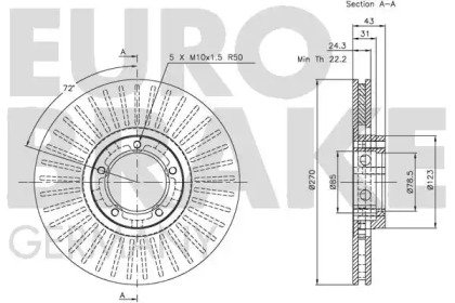 EUROBRAKE 5815202548