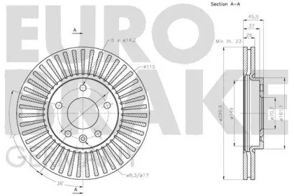 EUROBRAKE 5815205015