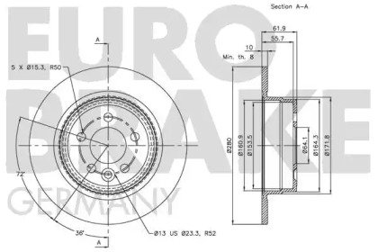 EUROBRAKE 5815204018