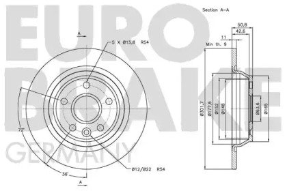 EUROBRAKE 5815202571