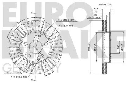 EUROBRAKE 5815203308