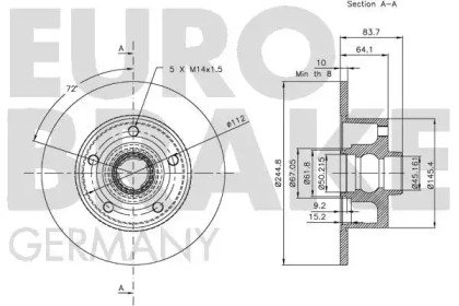 EUROBRAKE 5815204757