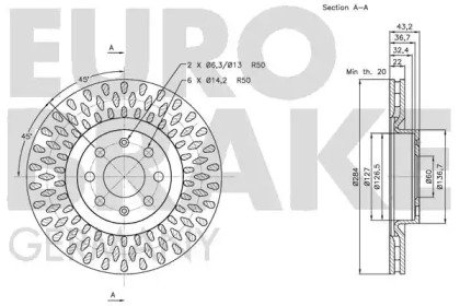 EUROBRAKE 5815202350