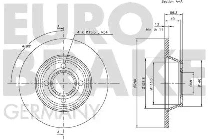 EUROBRAKE 5815204741