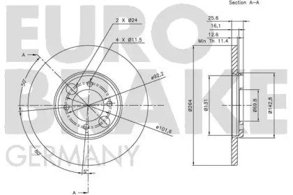 EUROBRAKE 5815201216