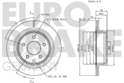 EUROBRAKE 5815202261