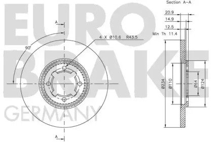 EUROBRAKE 5815204568 EUROBRAKE 5815204568