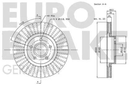 EUROBRAKE 5815204849