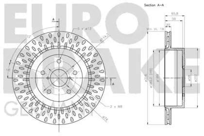 EUROBRAKE 5815204424