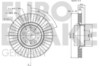 EUROBRAKE 5815204851