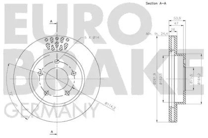 EUROBRAKE 5815209324