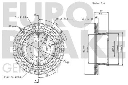 EUROBRAKE 5815203397