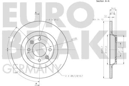 EUROBRAKE 5815203743