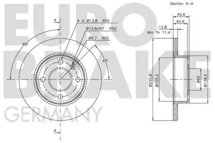 EUROBRAKE 5815204305