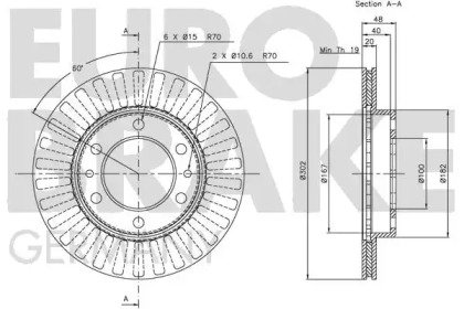 EUROBRAKE 5815204522