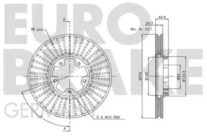 EUROBRAKE 5815202554