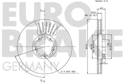 EUROBRAKE 5815202544