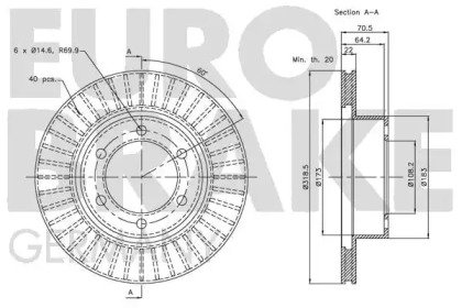 EUROBRAKE 5815204577 EUROBRAKE 5815204577