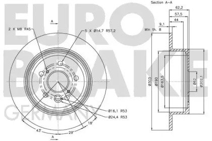 EUROBRAKE 5815204574