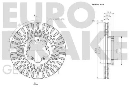 EUROBRAKE 5815202576