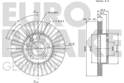 EUROBRAKE 5815204768