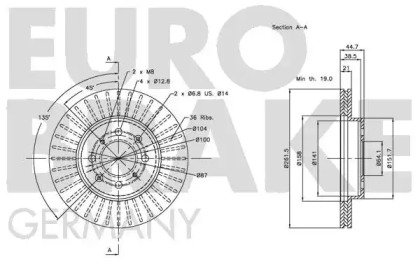 EUROBRAKE 5815202656