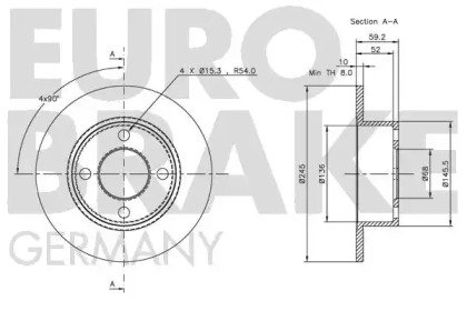 EUROBRAKE 5815204723