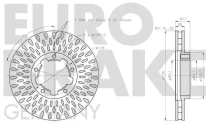 EUROBRAKE 5815202286