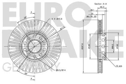 EUROBRAKE 5815204743