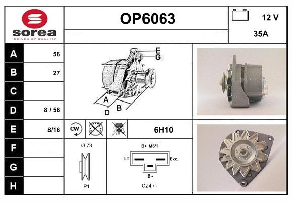 SERA OP6063 SERA OP6063